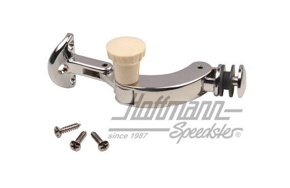 Pop-out window latch, 59-74, left | 143 847 081 B ST | 060-0418-71