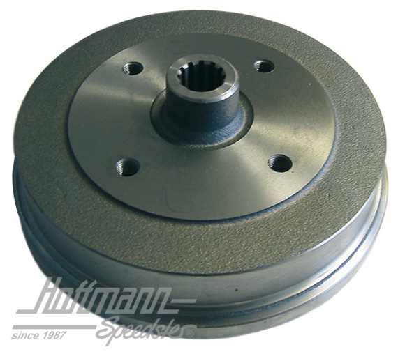 Brake drum, rear, 4 holes/circle of holes 130, 8.67- | 113 501 615 J | 020-4010