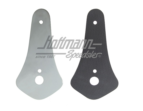 Front hood handle support, high polished stainless steel, 8.67- | 10069 | 020-2044