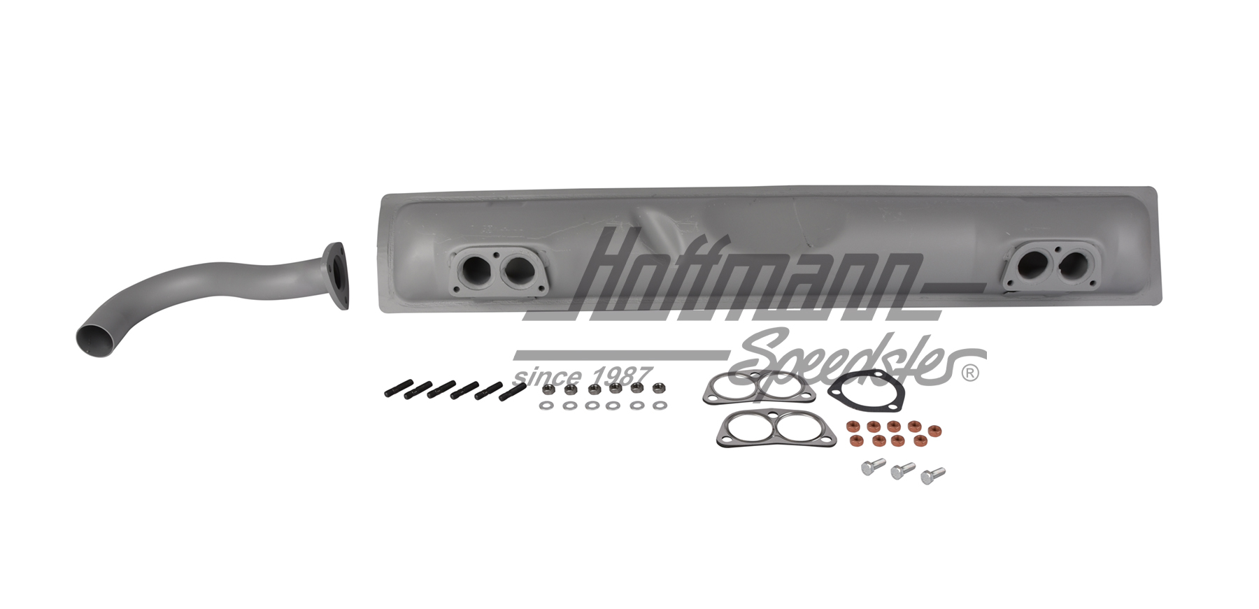 Exhaust set, Bus T2/T3, 1.7-2.0, 71-90 | VW-35028Z | 090-2055-03