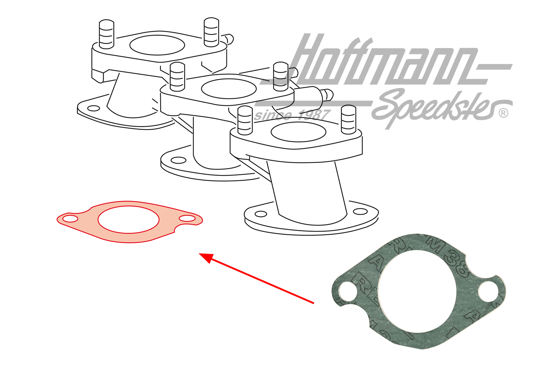 Seal, intake manifold, 67-74                                                                        