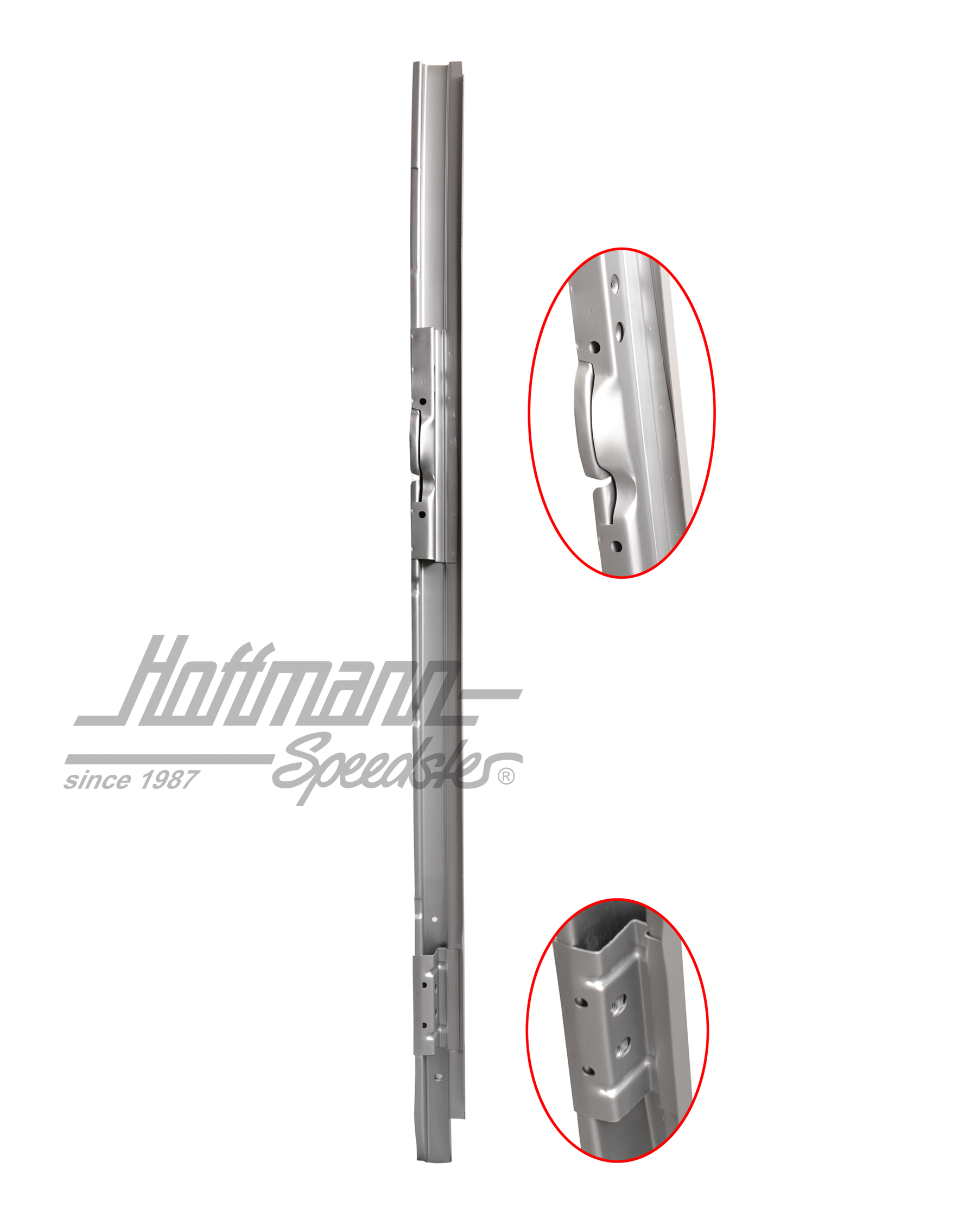 C-pillar, complete, hinged door, 12.60-7.67, right | 211 809 242 E | 095-0256-22