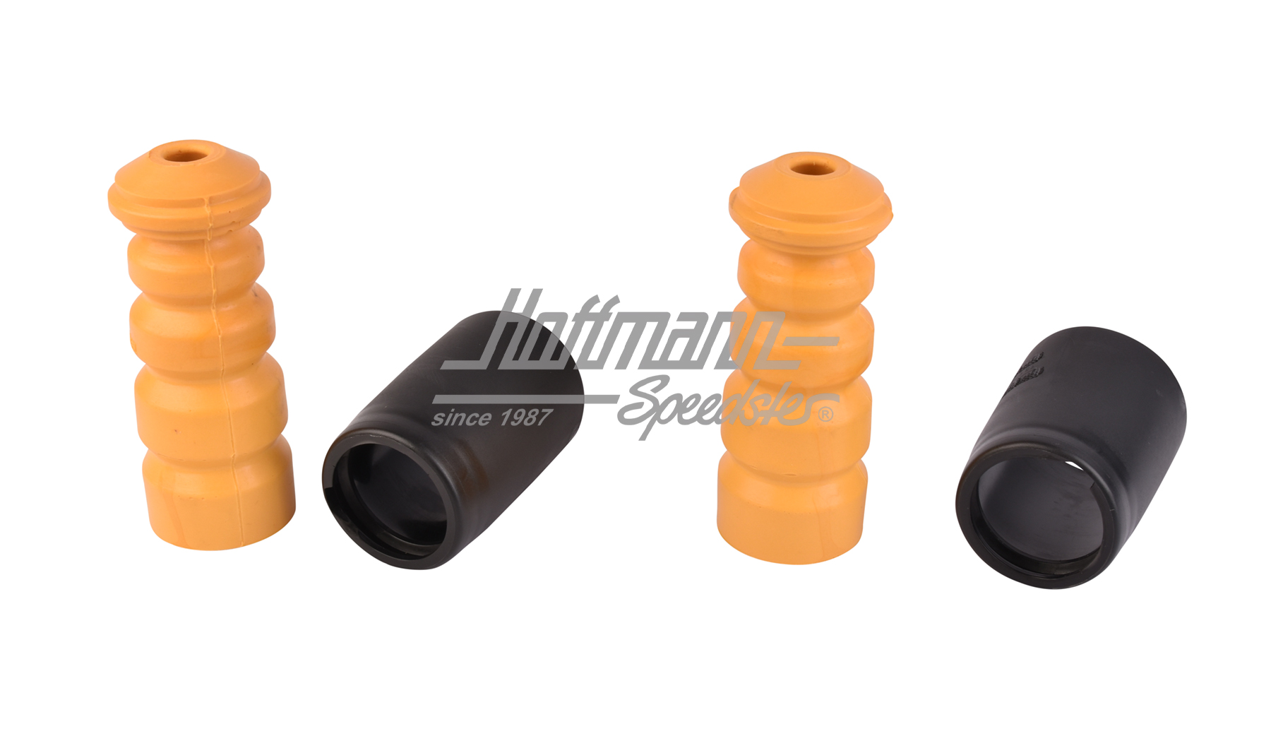 Rubber bump set, rear, Golf 2 | 191 512 131 B | 204-9650