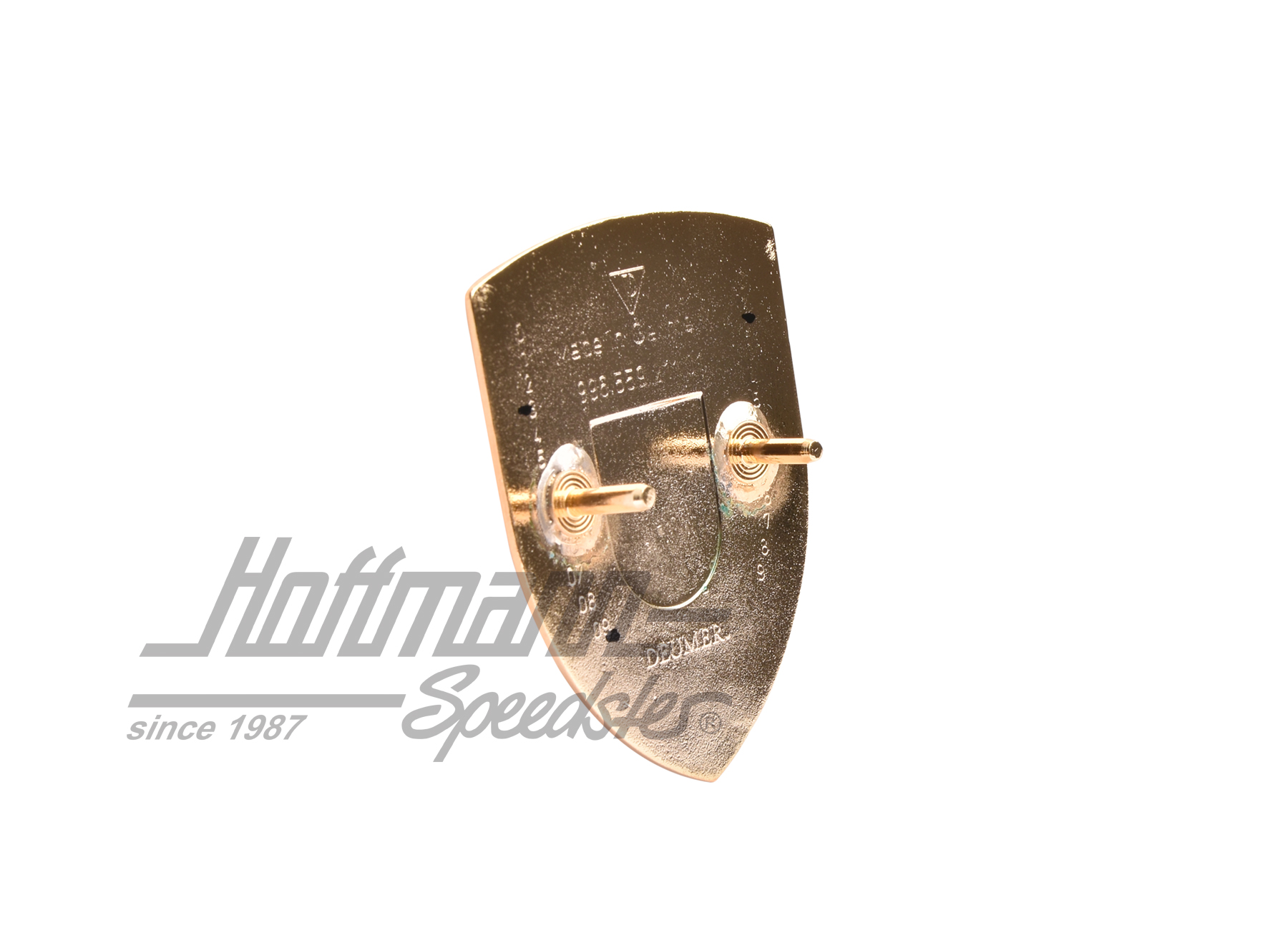 Front hood emblem 911, 66-94, red, NOPS                                                             