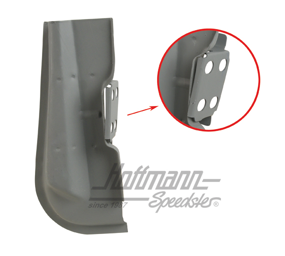 Door-pillar panel, complete, lower, left | 141 805 341 | 068-0062-01