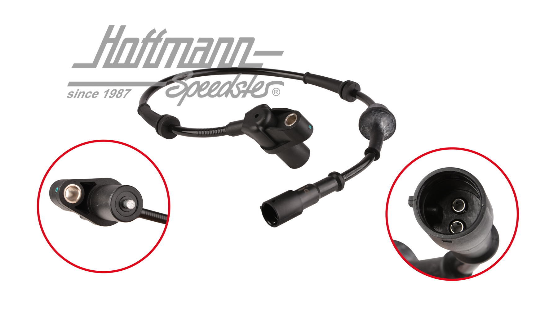 ABS sensor, Bus T4, front, 9.90-6.03 | 701 927 807 F | 409-3041