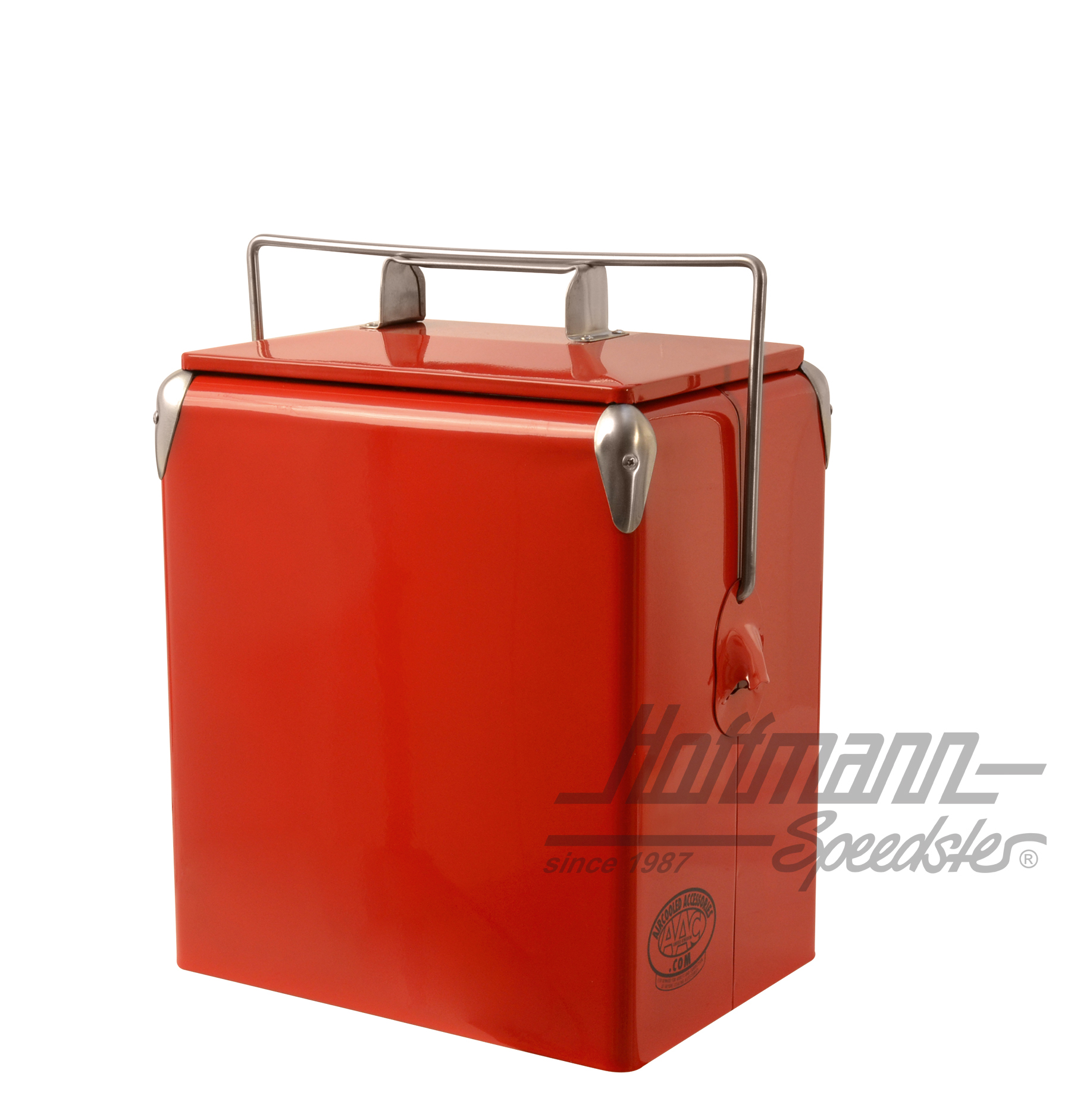 Cool box, Vintage Cooler, flat, red | AAC077 | 021-2400-20