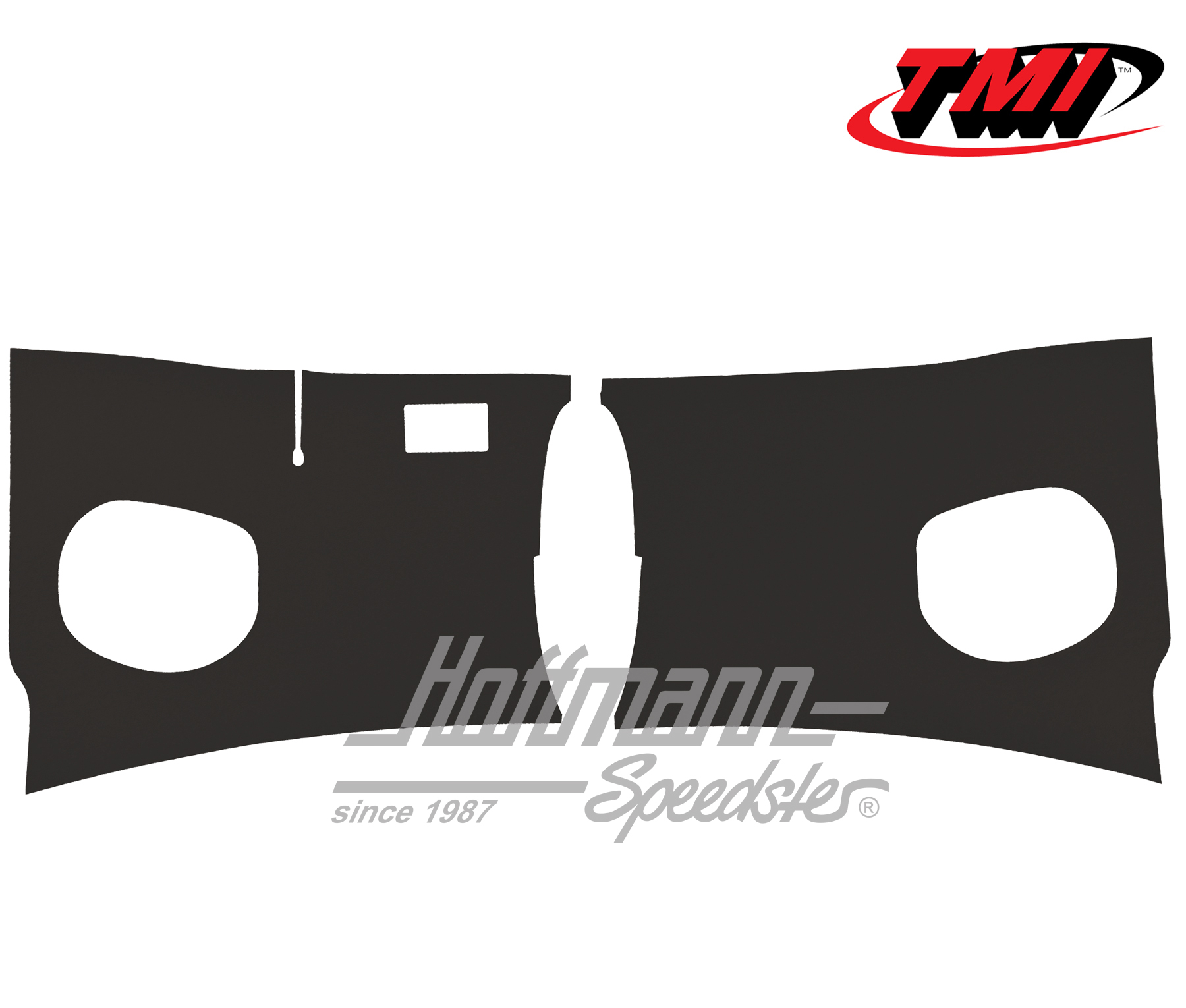 Front wall trims, 60-62, black | 10-2110-11 | 098-0562-01