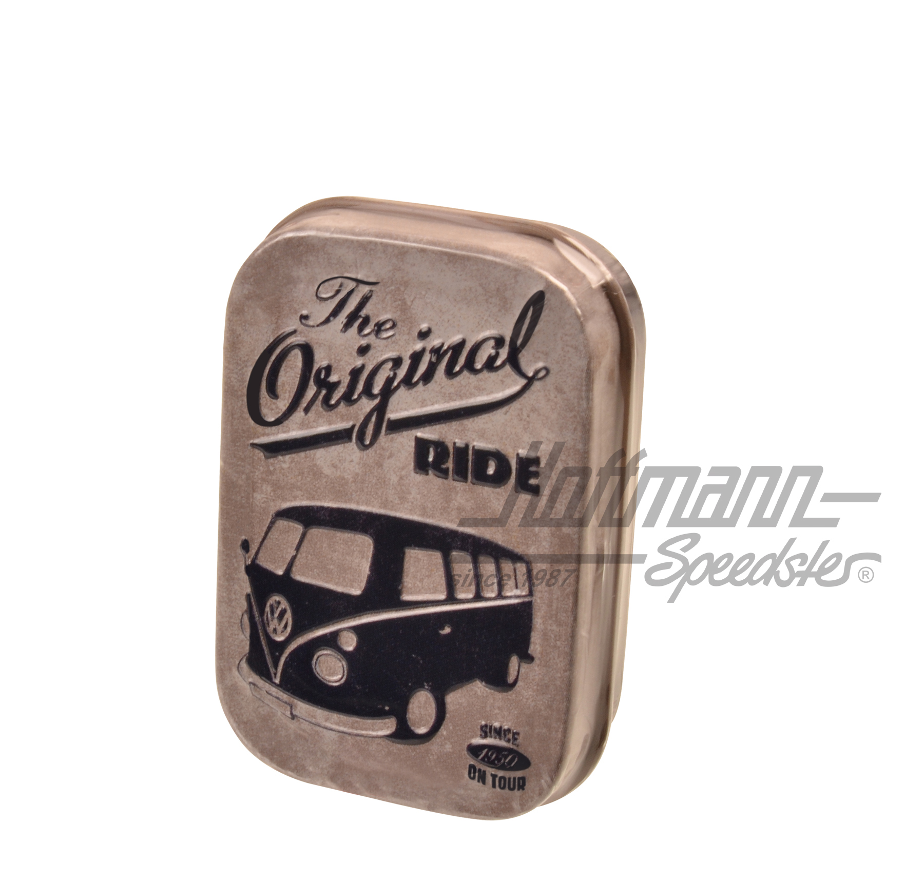 Tin of mint candies, Bus T1, The Original Ride                                                      