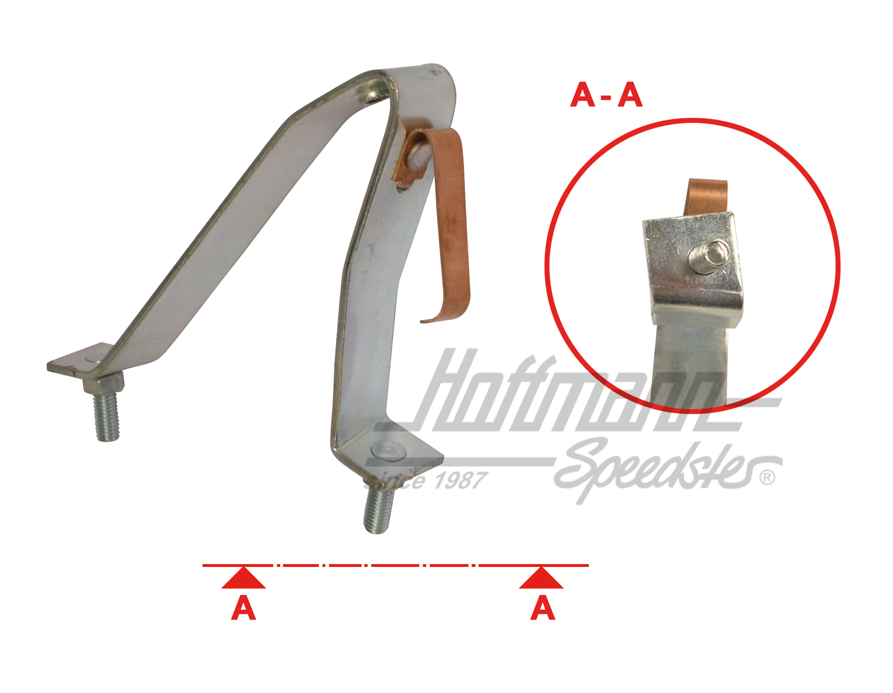 Retainer, tail-light housing, 55-61, left | 111 945 291 | 020-4498-21