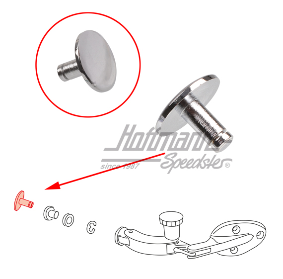 Bolt, pop-out window latch, 59-/64-                                                                 