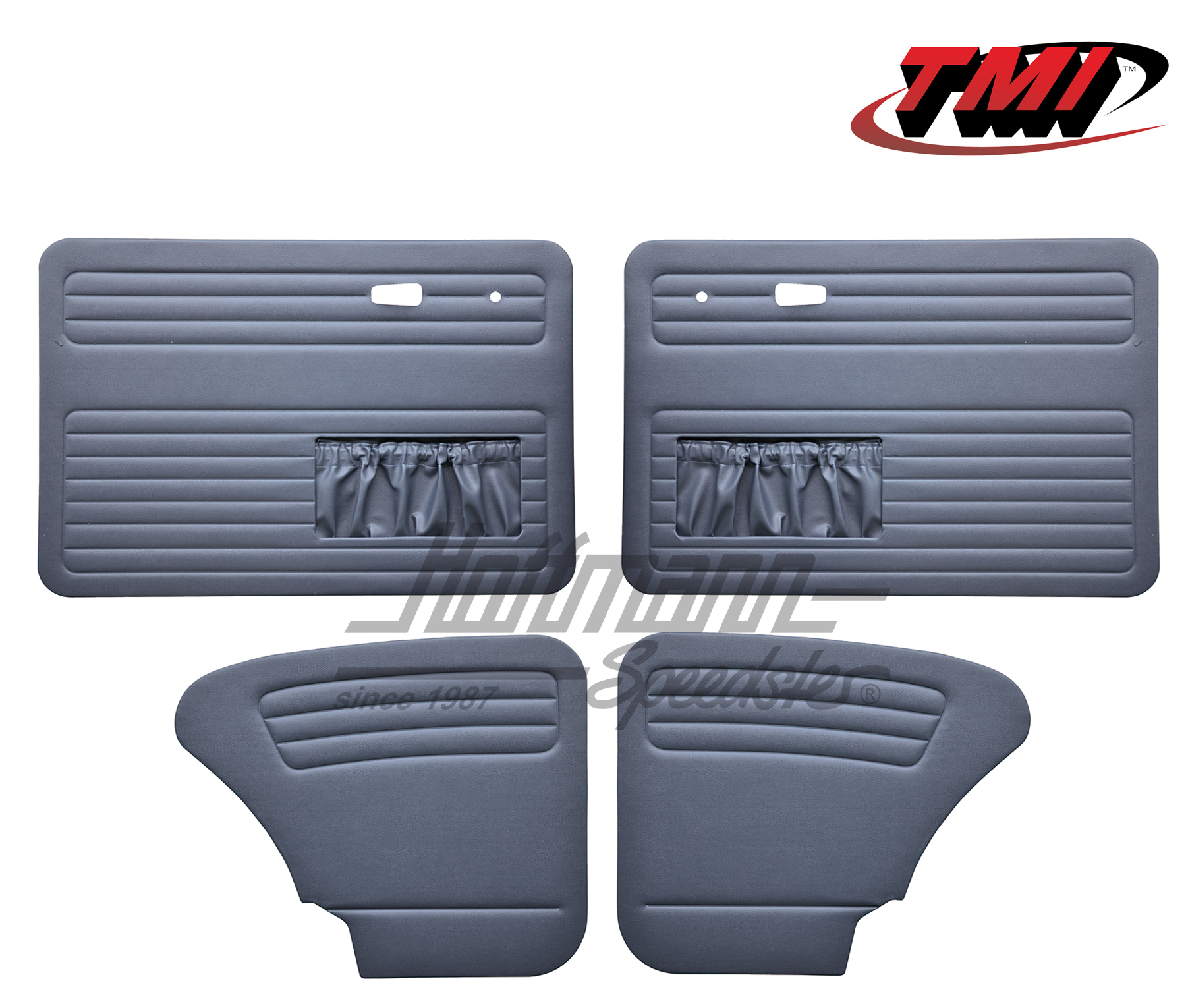 Door panels, Beetle Sedan, 8.66-, blue | 10-1129-18 | 055-7528