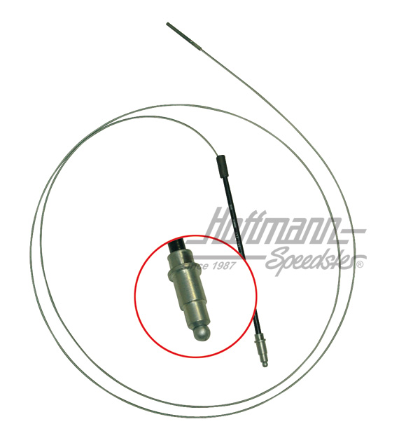 Clutch cable, 3855 mm, Bus T3, 5.79-12.82 | 251 721 335 | 330-6705
