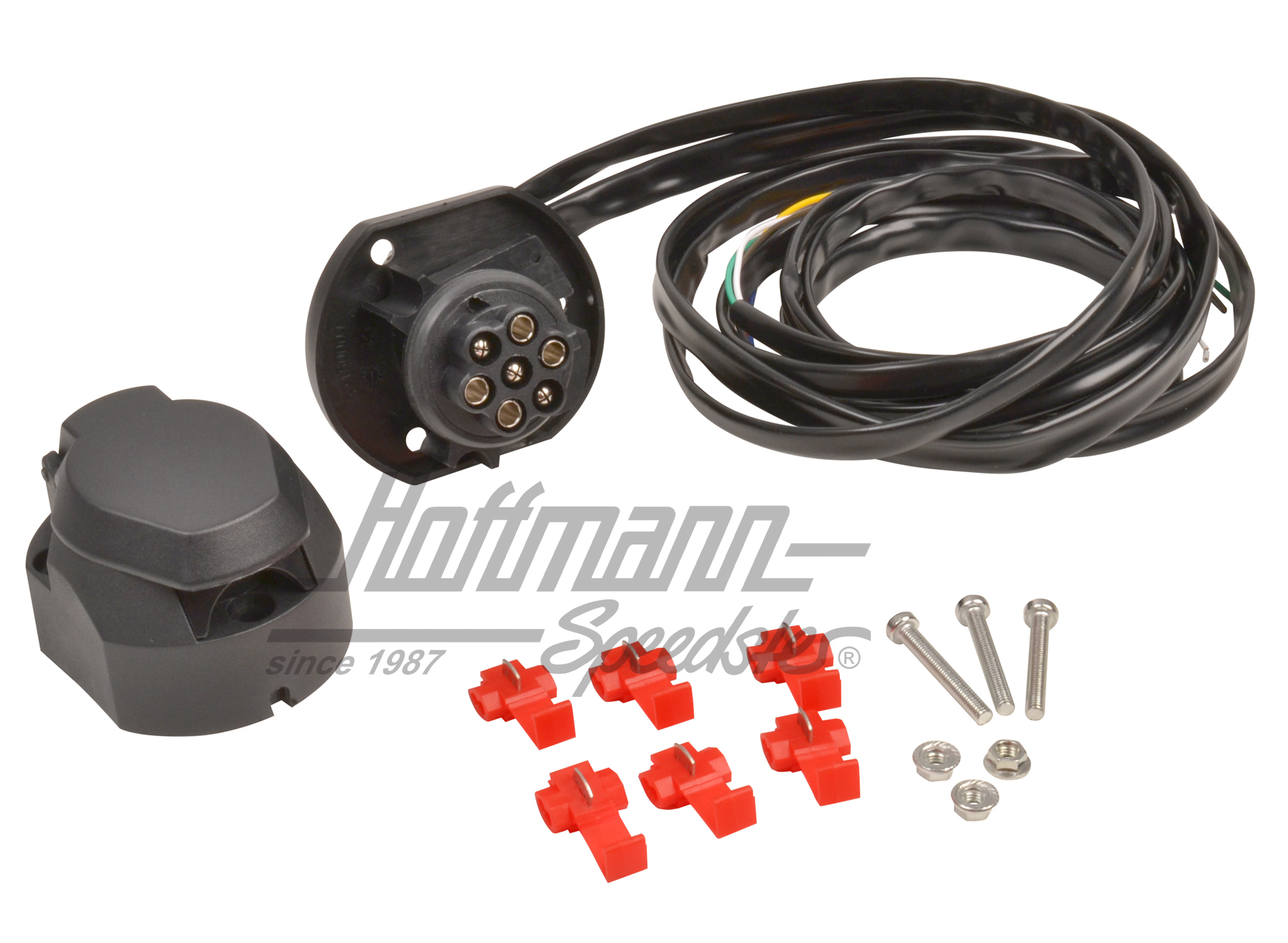 Electric set, trailer coupling, 7-poles |  | 020-3150