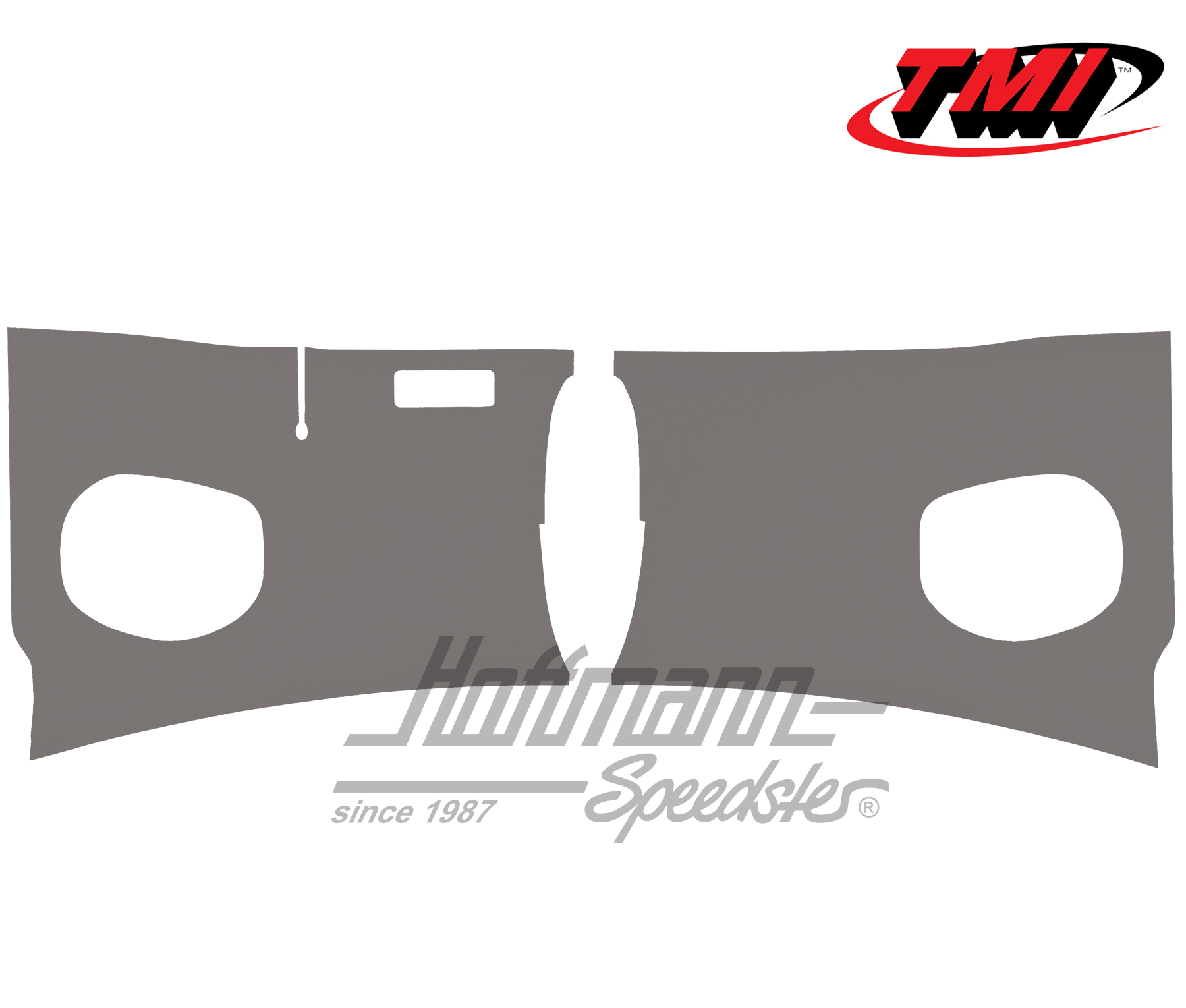 Front wall trims, 55-60, grey | 10-2146-16 | 098-0560-03