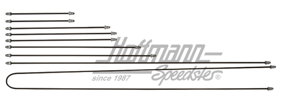 Brake line kit, Porsche 911/912, .68 | 9935.7902 | 522-1027