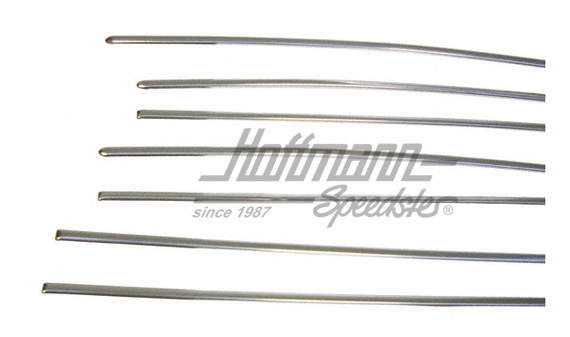 Body moulding set, 7-pieces, 8.72- | 111 898 111 G | 020-2073