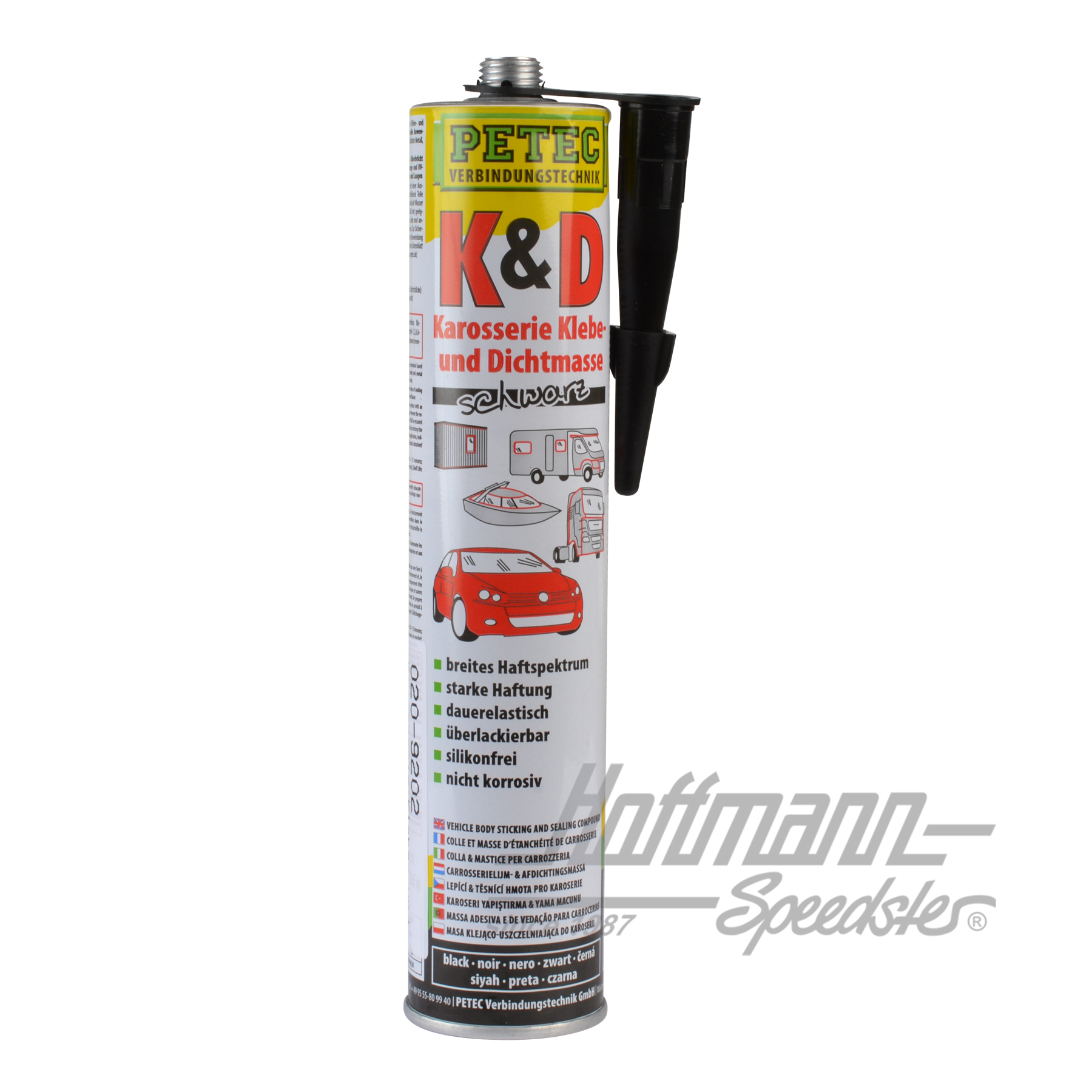 Adhesive and sealing compound, 310ml, black | 5880851 | 020-9202