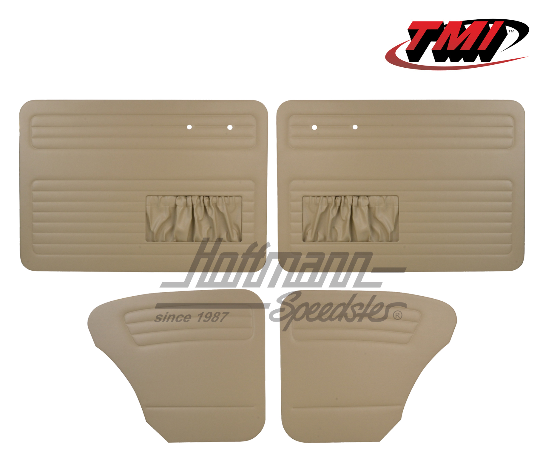 Door panels, Beetle Sedan, 55-64, beige | 10-1127-14 | 055-7505