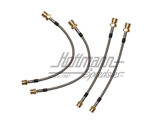 Brake hose set "Stahlflex", 914/6                                                                   