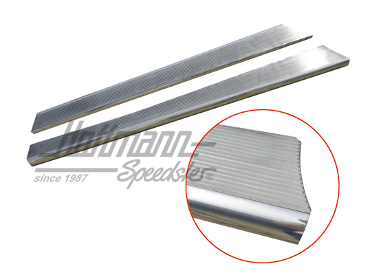 Running boards, aluminium, silver polished | AC 898 830 | 020-2104