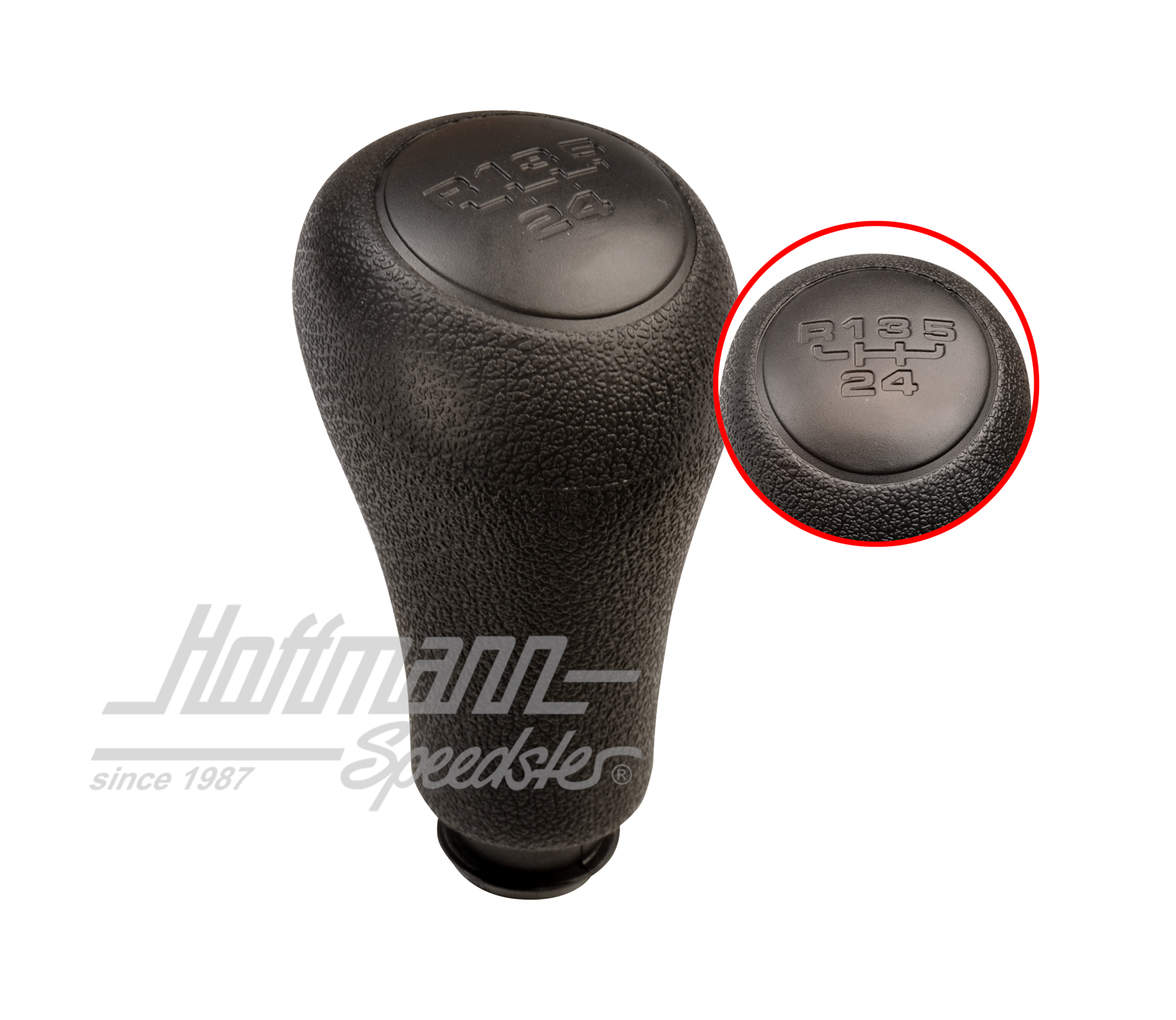 Shift-lever knob, 5-speed, Bus T4/Golf 3, NOS | 1H0 711 141 A 01C | 407-2040