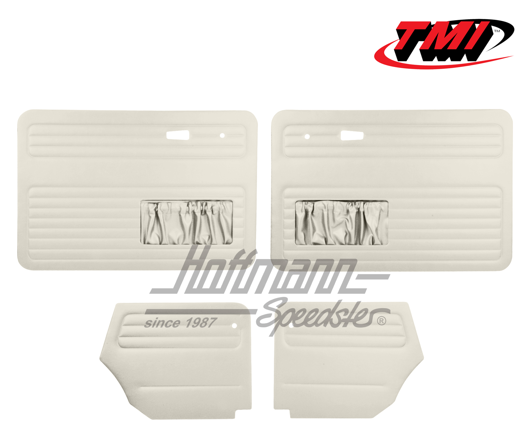 Door panels, Beetle Convertible, 66-72, white | 10-1329-20 | 055-7570