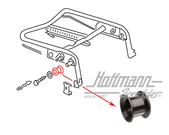 Bushing, seat locking, 12.77- | 171 881 299 C | 055-7094-10
