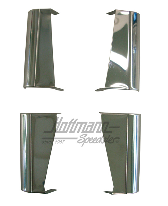 Door-hinge covers, stainless steel                                                                  