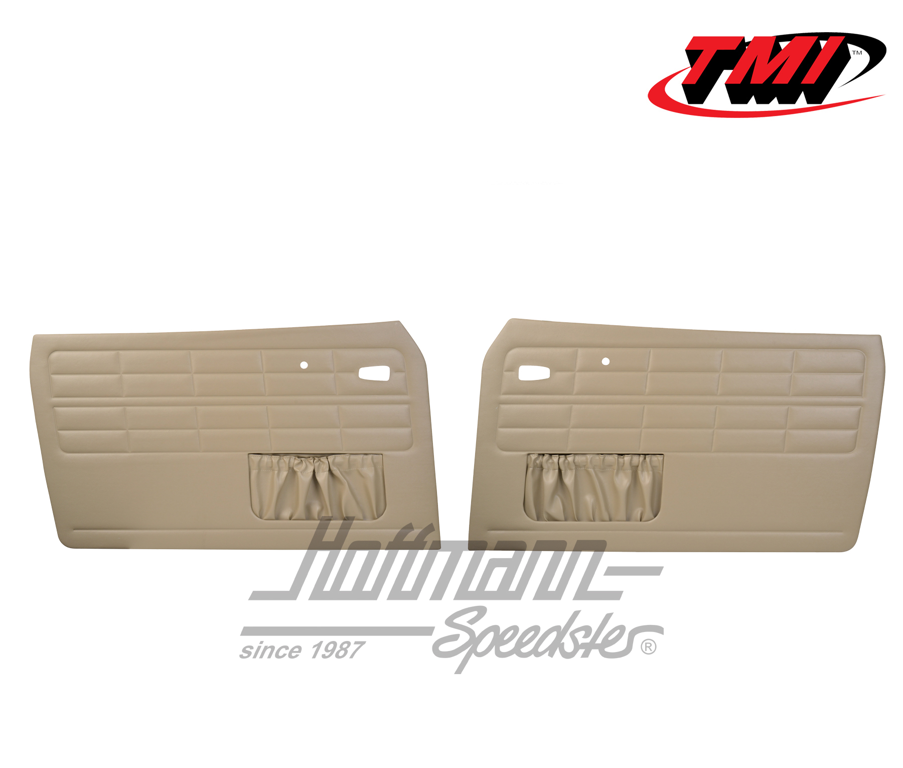 Door panels, Karmann Ghia, 8.63-, beige | 10-1505-14 | 066-0022-05