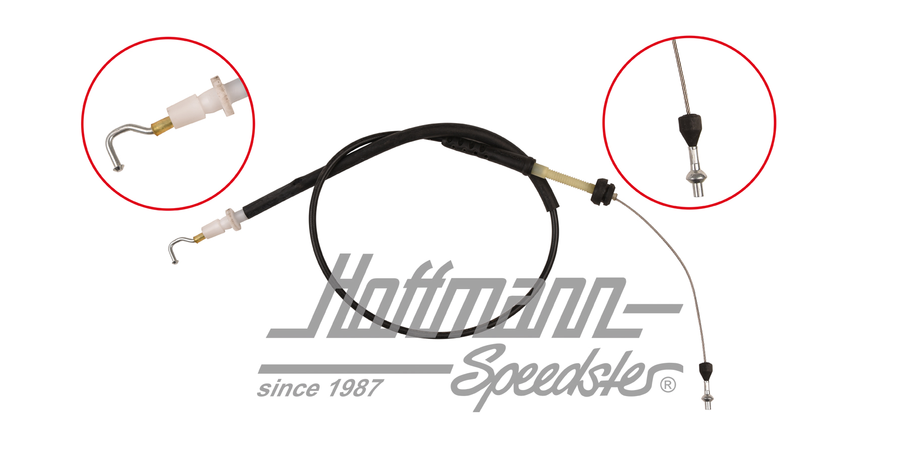 Accelerator cable, Bus T4, 2.5 gasoline engine, 9.90-6.03 | 701 721 555 Q | 407-1010