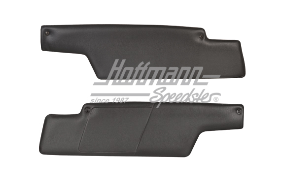 Sun visor, 914, without mirror, black                                                               