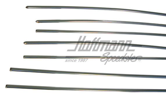 Body moulding set, 7-pieces, 1302, 8.70- + 1303 | 111 898 111 E | 020-2071