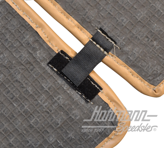 Floor mat, coco, .59-.65, beige/light brown                                                         