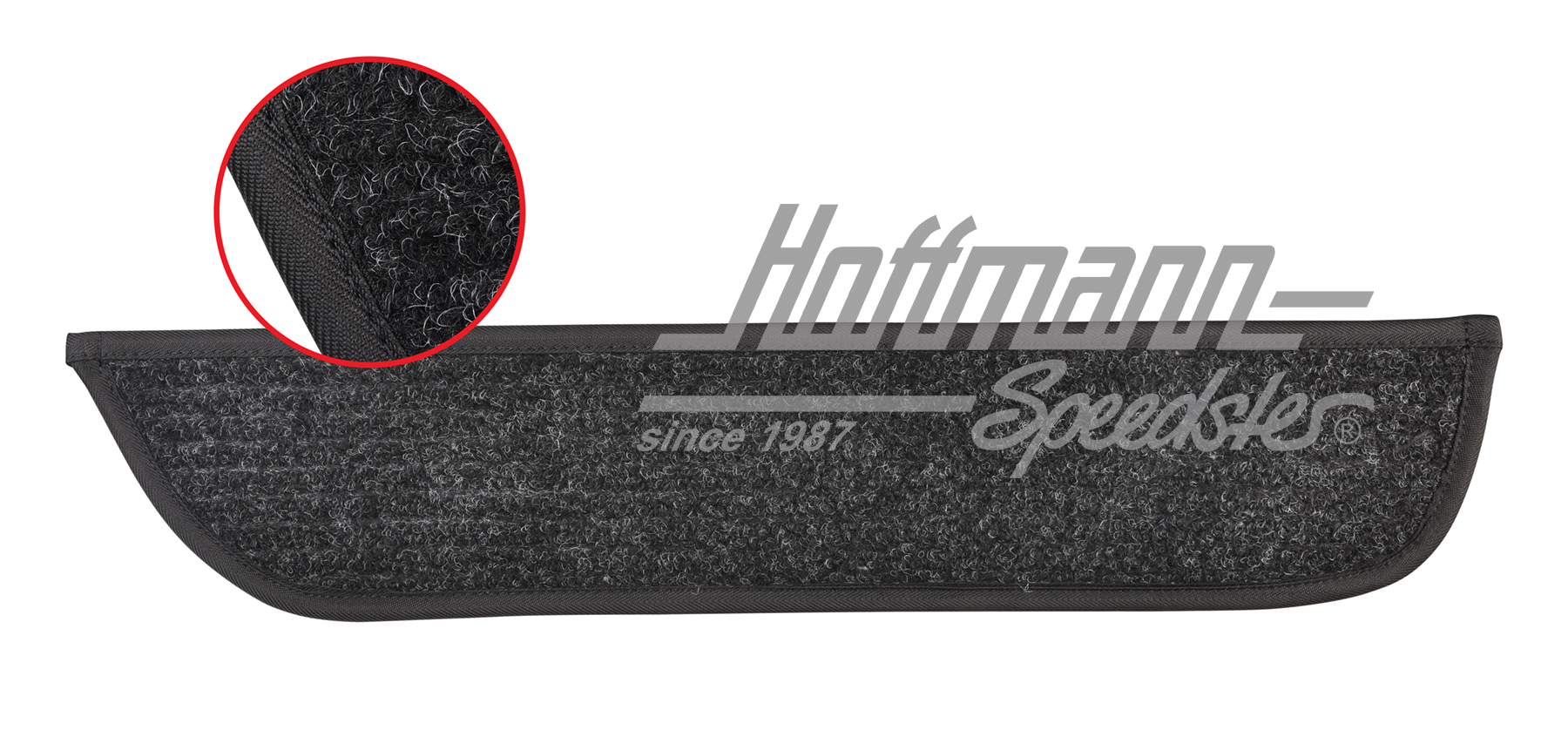 Carpet, sliding door step, Bus T4, anthracite | --- --- --- | 408-9900