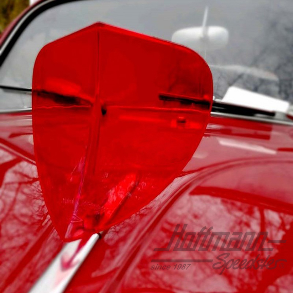 Eddy deflector "Wirbulator", front window, red                                                      