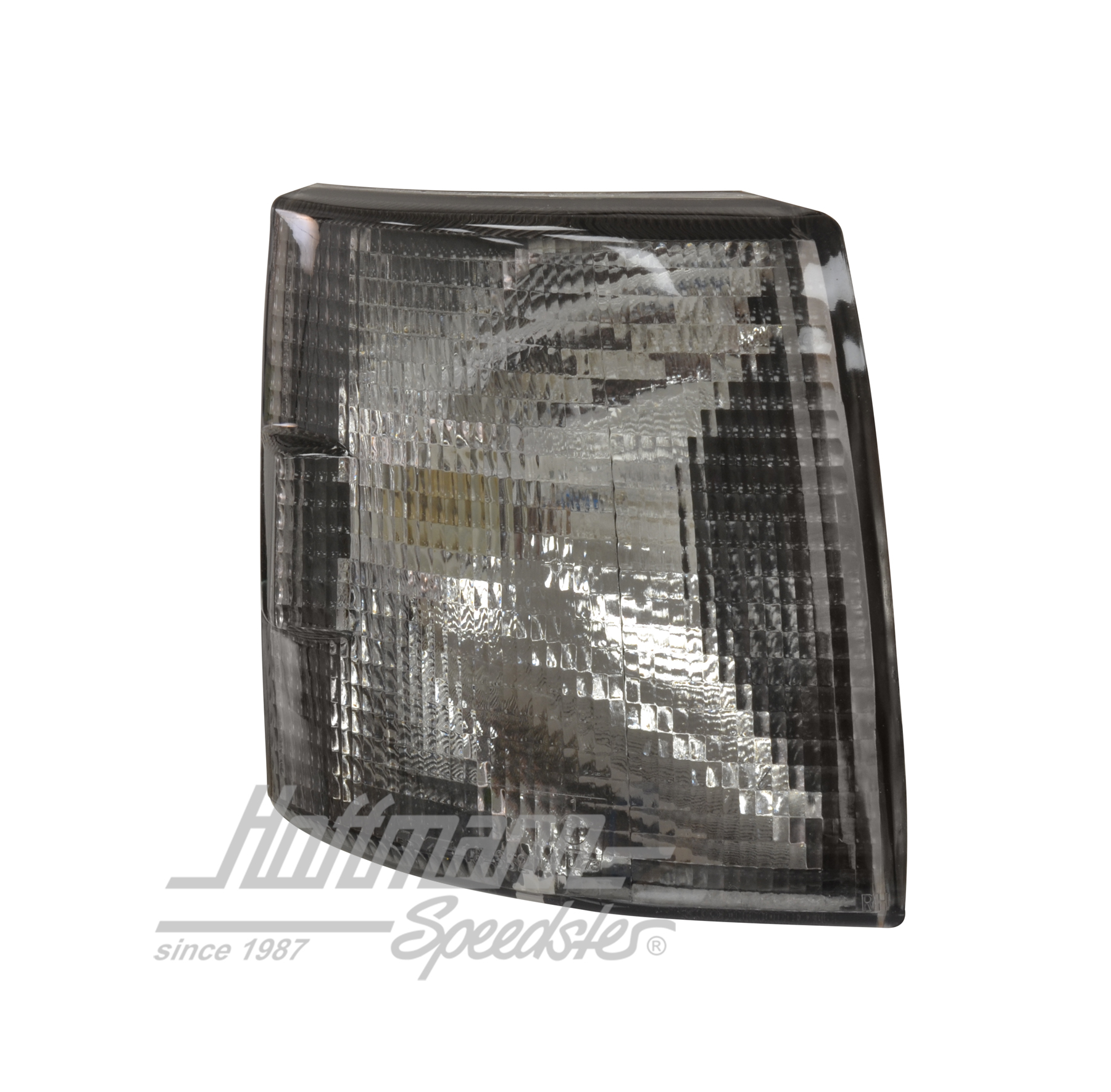 Turn indicator, front, black, right (short)                                                         