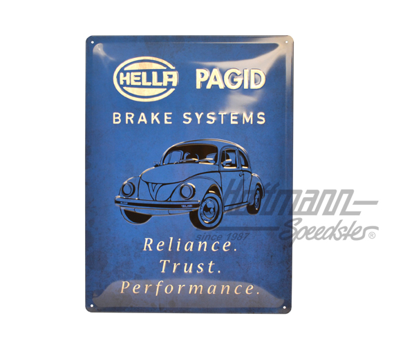 Metal sign, Hella Pagid |  | 021-0176-10