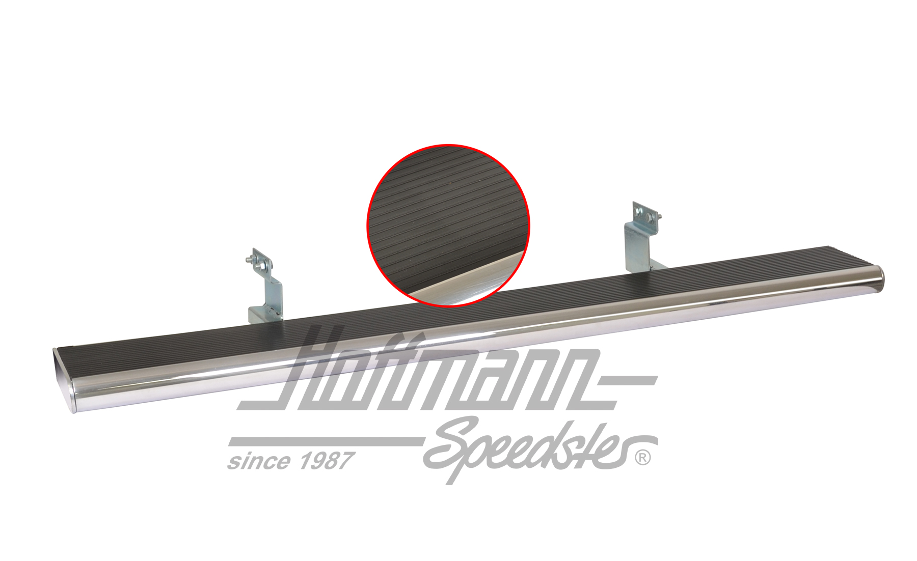Side step, hinged door, Bus T1, Aluminium                                                           