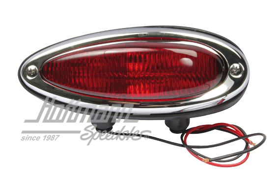Tail light, 356, complete, red/red, right                                                           