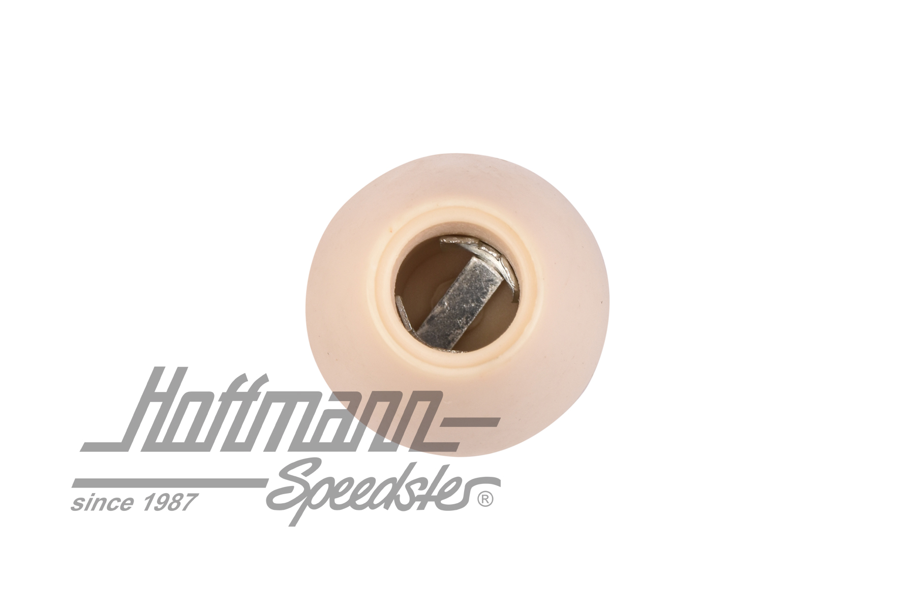Knob, seat adjuster, ivory-coloured (vintage)                                                       