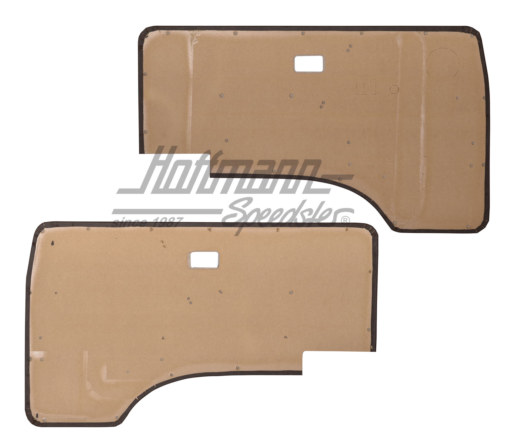 Door panels, front, Bus T3, brown                                                                   