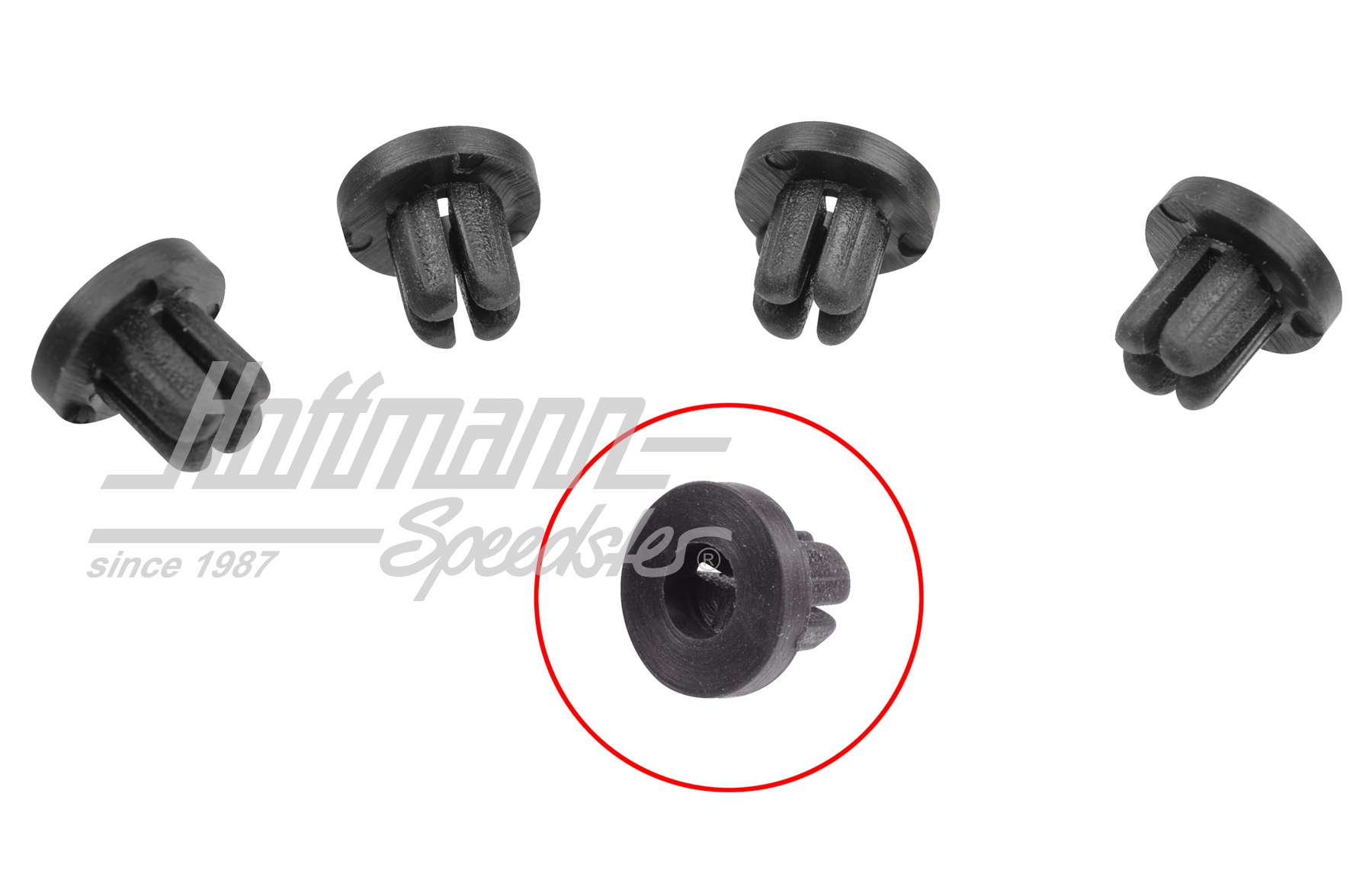 Clip, mud flap, Bus T3, 5.79-7.92 (4pcs.) | 865 853 231 A | 370-6115-12
