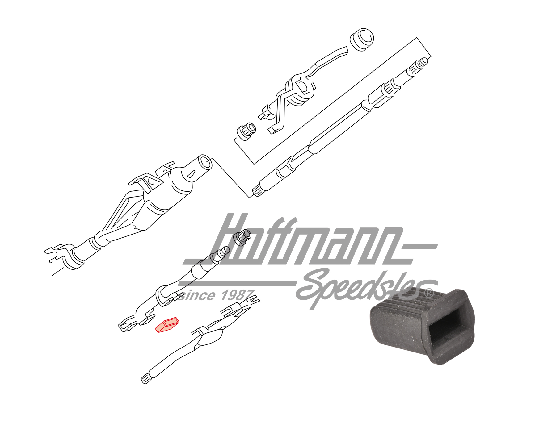 Bushing, steering tube
, Golf 2, 83-84 | 191 419 527 | 204-5008-60