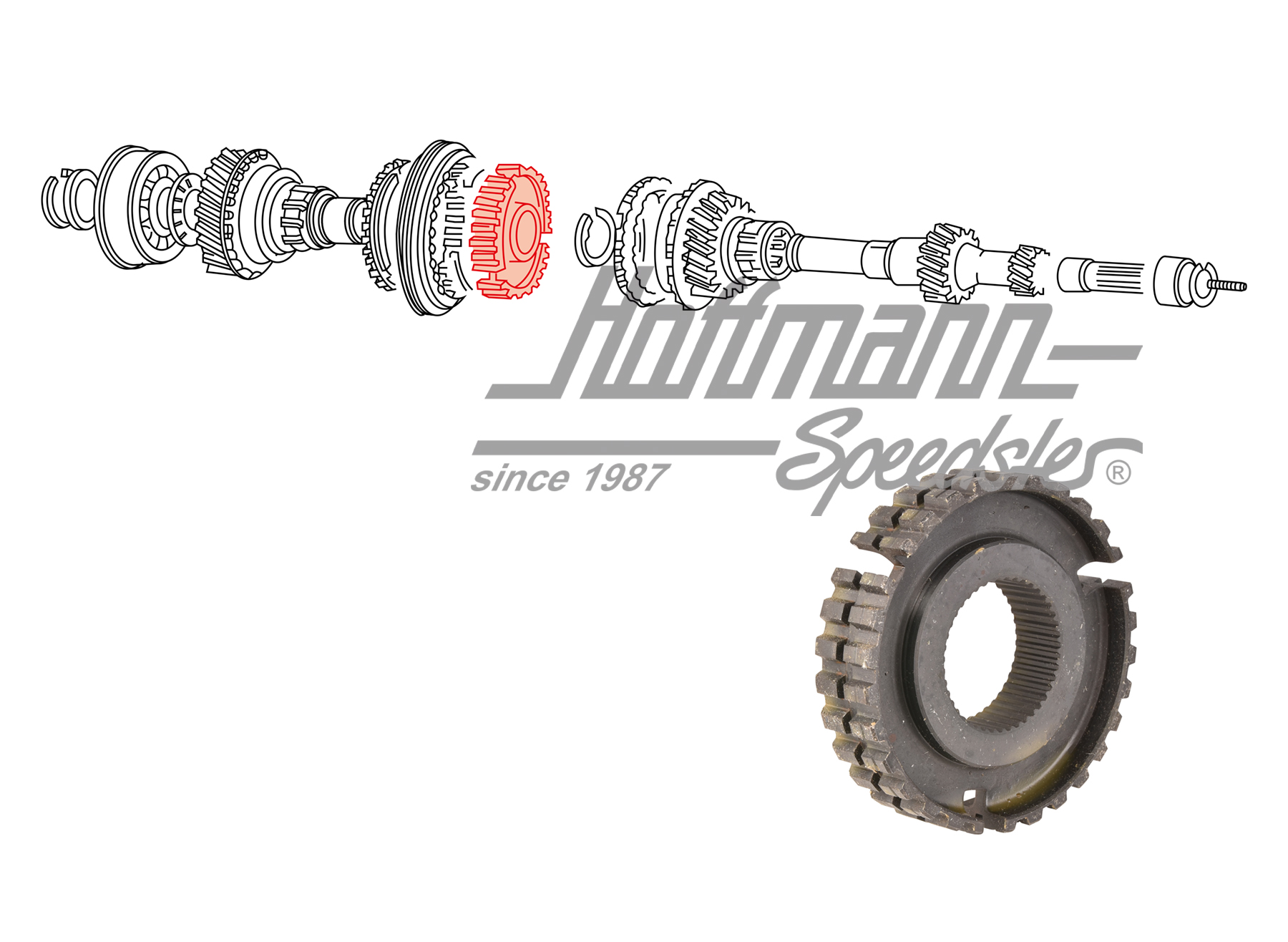 
Synchronous body, 3/4-speed | 002 311 309 | 020-4570-43