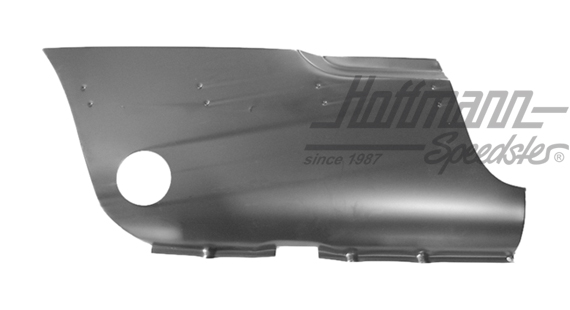 Fender section, Karmann Ghia, rear, right | 141 809 102 | 068-0132