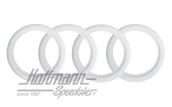 White wall covers, "ATLAS", no homologation (for decoration only), 13" |  | 070-8356-05