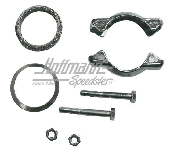 Mounting kit, heat exchanger/tailpipe, 35mm, HJS | 111 298 051 A  HJS | 020-3509-05