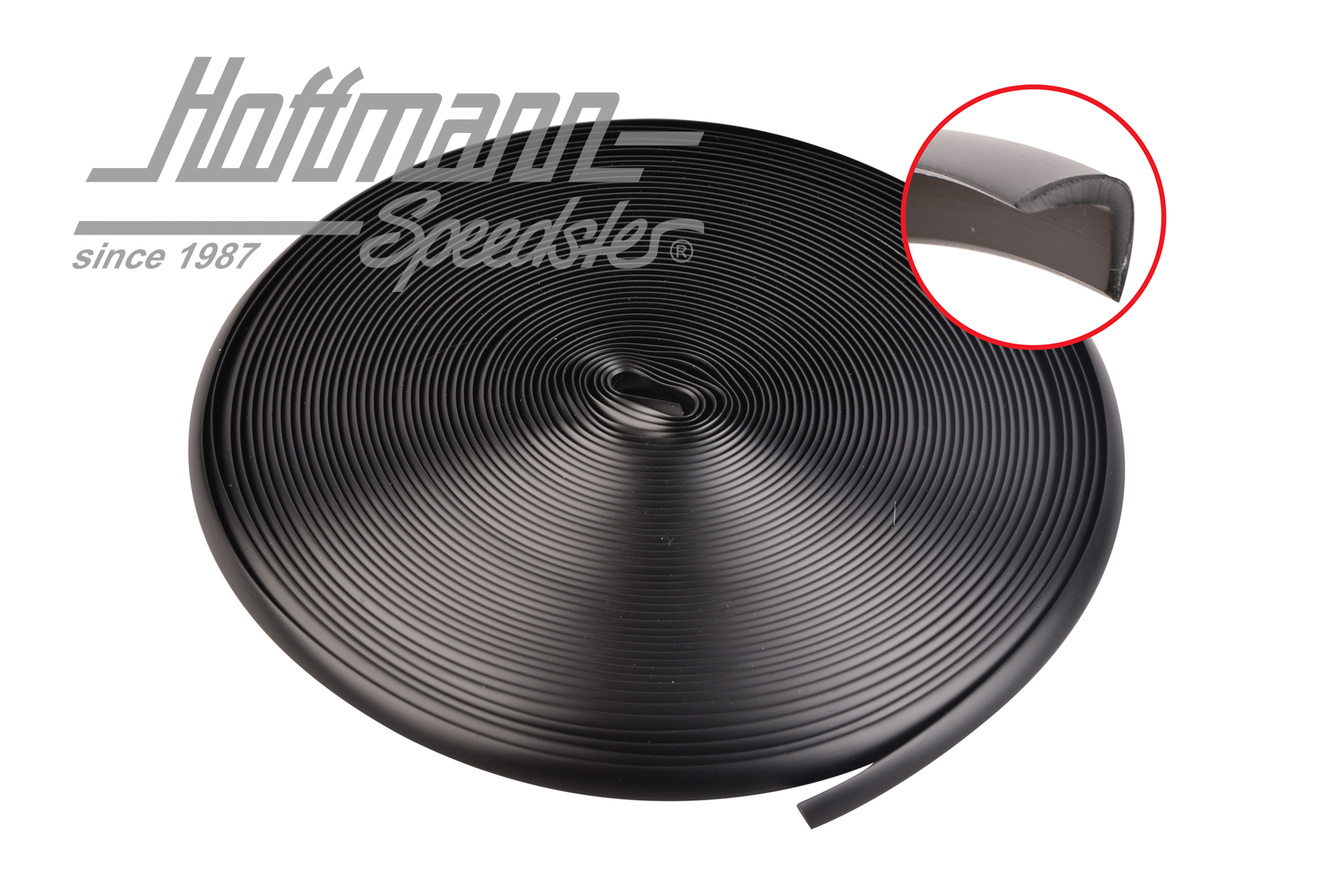 Trim beading, Bus T1 Samba, black | 241 853 590BK | 089-6300-06