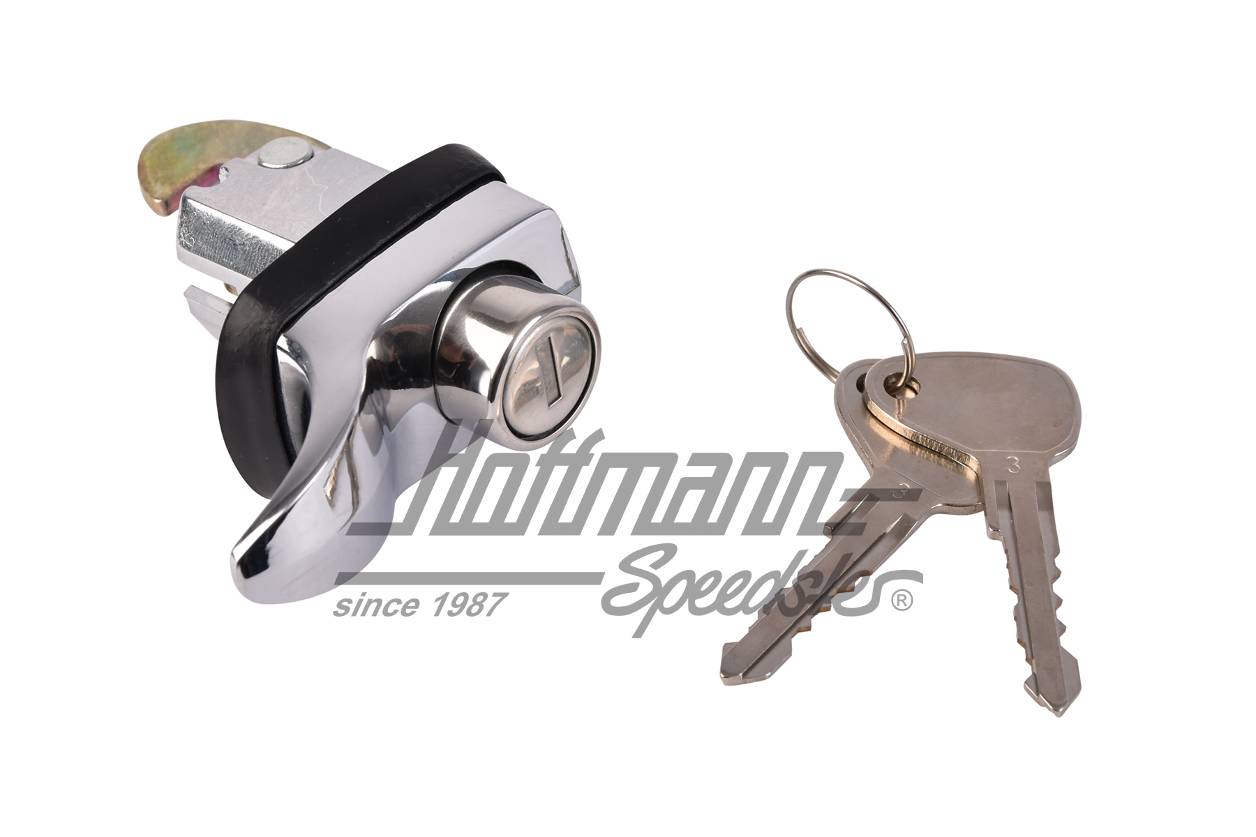 Engine-hood lock, 8.71-, chromed, Top Quality | 113 827 503 H | 020-2474-05